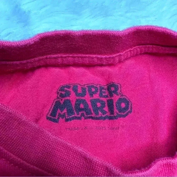Super Mario  T-Shirt Red Size 5T - Picture 4 of 15
